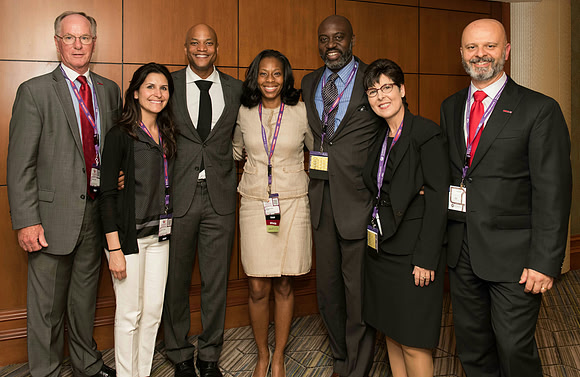 Kim M. Simpson With NASW Team And Best Selling Author And Youth Advocate, Wes Moore - NASW Conference, June 2016.