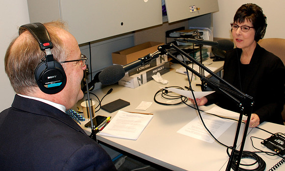 Recording Interview For New Podcast, NASW Social Work Talks, Launching March 2018. © National Association of Social Workers
